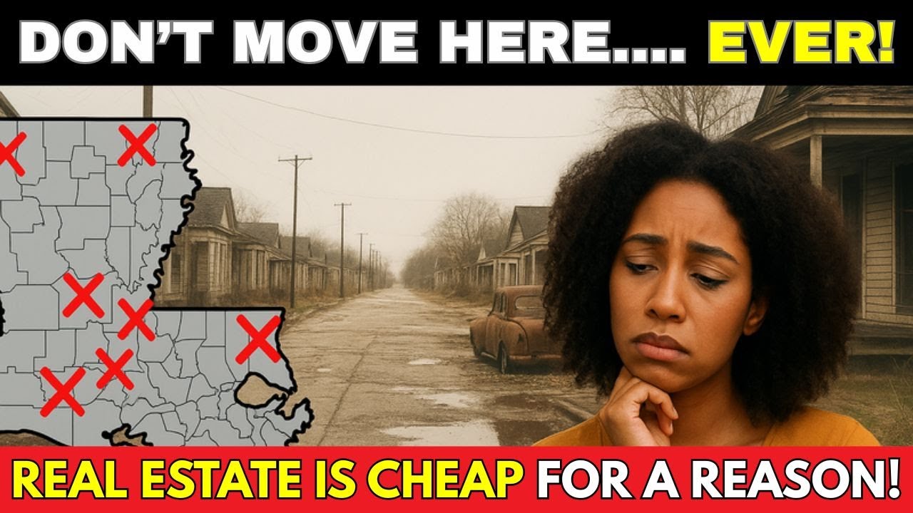 10 городов Луизианы, в которые НИКОГДА не стоит переезжать | Худшие места для жизни в Луизиане пр...