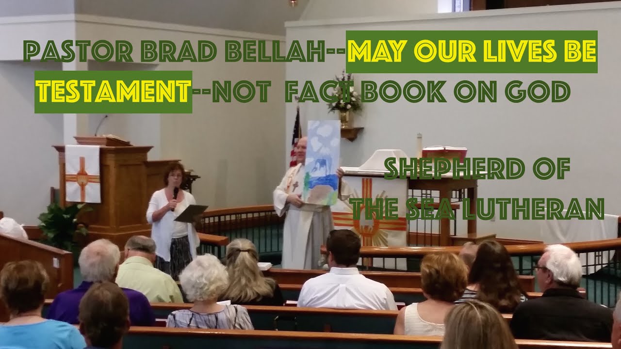 Pastor Brad BellahMay Our Lives Be TestamentNot Fact Book on God