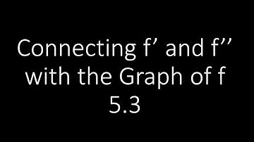 [Calculus] Connecting f