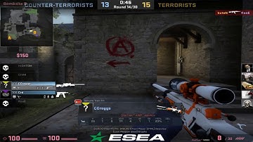 6 Second 1v5 AWP Ace ESEA