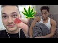 WE MADE HIM THINK HE ATE AN EDIBLE! *PRANK* (HIS FIRST TIME)