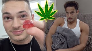 WE MADE HIM THINK HE ATE AN EDIBLE! *PRANK* (HIS FIRST TIME)