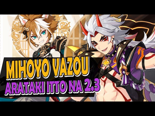 Genshin Impact 2.3 Guia de Ataki Itto: Materiais de Ascensão