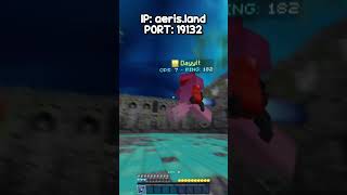 BEST Server for Minecraft Practice... #shorts