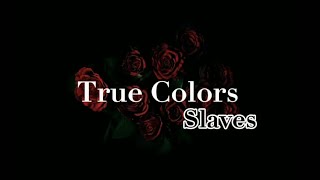 Video thumbnail of "True Colors - Slaves (Lyrics)"