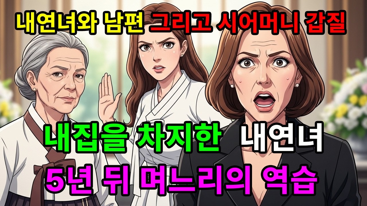 내연녀와 남편, 그리고 시어머니의 갑질. 5년 뒤 며느리의 역습