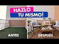 TRANSFORMACIÓN de TERRAZA PEQUEÑA y FUNCIONAL / INTERIORISMO