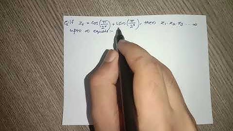 If z = cos ( pi / 2^r ) + isin ( pi / 2^r), then z1•z2•z3•z4••••up to infinity equals :-