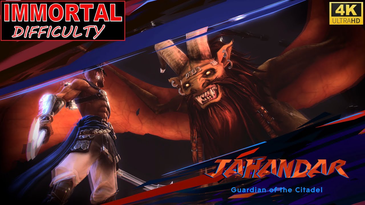 prince of persia the lost crown immortal difficulty 4k - jahandar guardian of the citadel boss fight