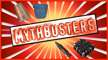 Rust Academy: MYTHBUSTERS #3 (HELICOPTER VS. BOW, C4 VS. RUG, & HV ARROWS)