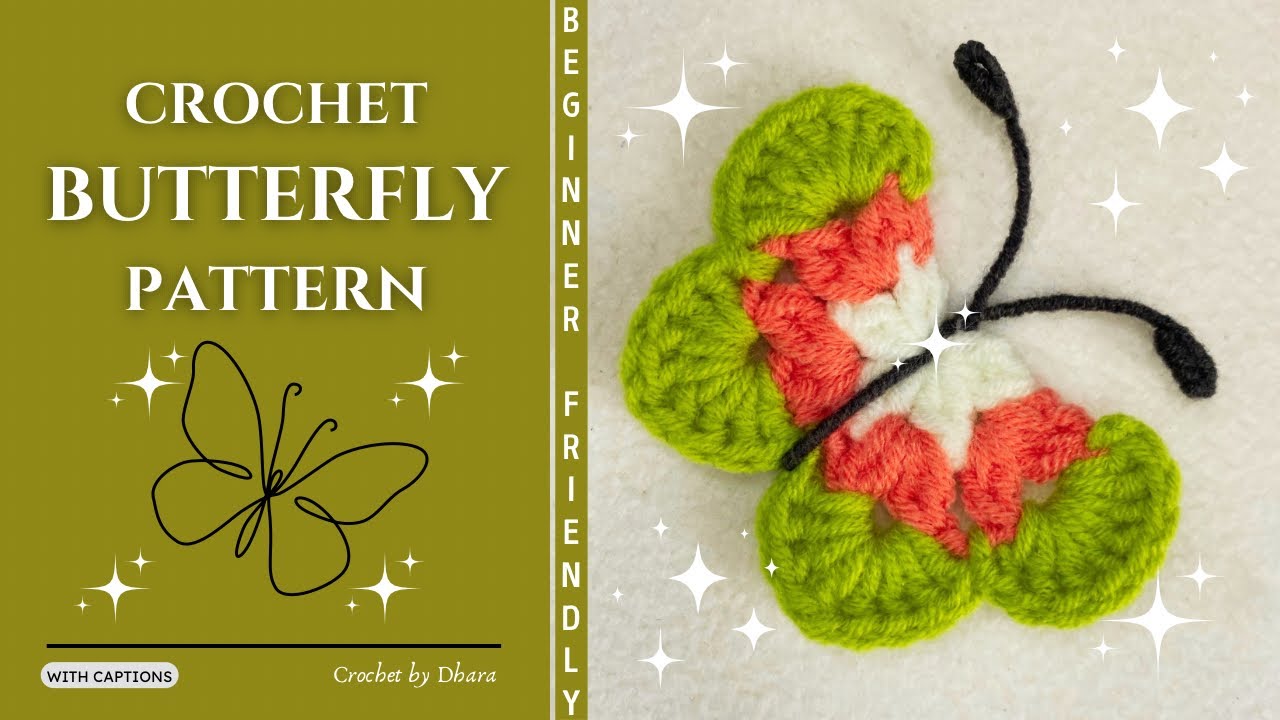 Easy Crochet Butterfly Pattern | Beginner-Friendly & Quick Tutorial # ...
