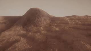WIP Flythrough a martian terrain.