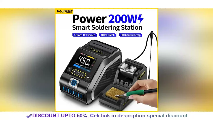 Fnirsi Dws-200 Soldering — Deal (2025): Fnirsi DWS-200 Soldering Station 200W C210 C245