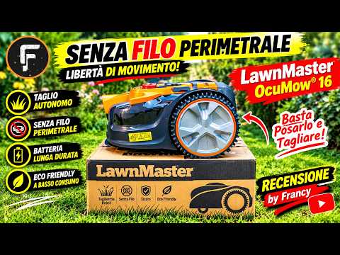 Basta fili! LawnMaster OcuMow 16: Il Robot Tosaerba Economico Drop & Mow 💪