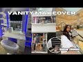 Complete vanity makeover  ikea makeup shopping reorganizing