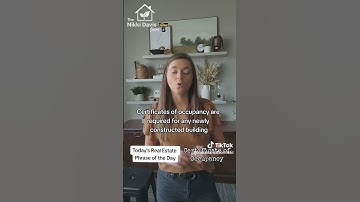 What is certificate of occupancy?