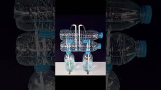 น้ำพุไม่ไฟฟ้า  2 หัว | Plastic Bottle Fountain Without Pump