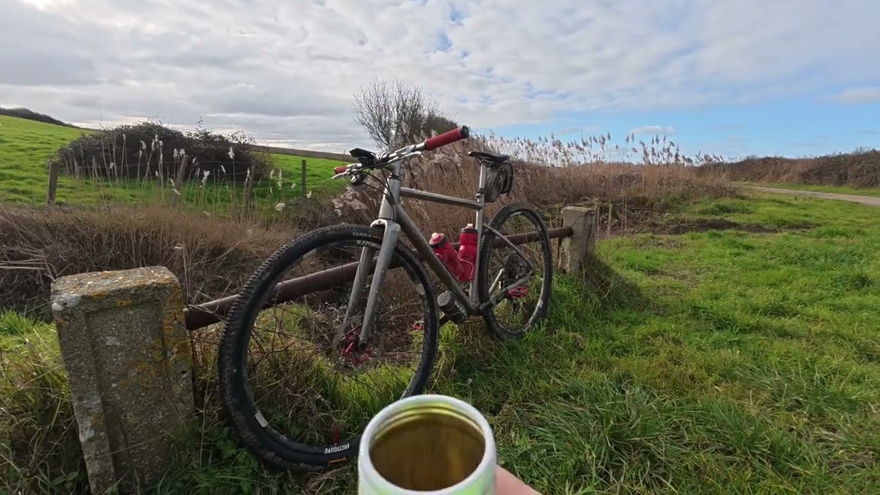 Sortie gravel, avec des nouveaux pneus
