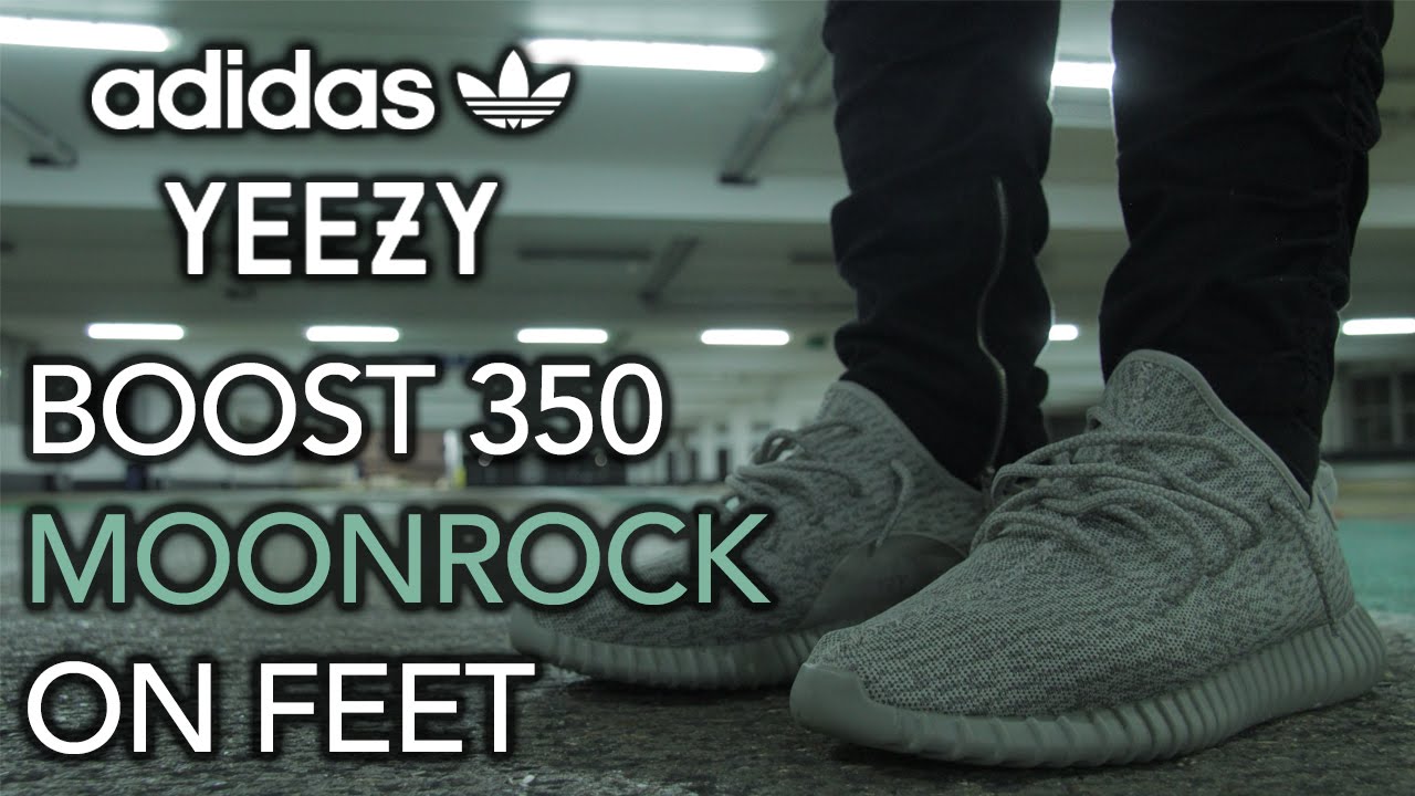 Adidas Yeezy Boost 350 MOONROCK On Feet | Cinematic | Kanye West - YouTube