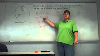 Force Example 9 -- roller coaster