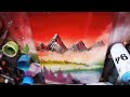 The Rainbow World - Spray Paint Art