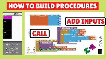 MIT App Inventor 2 Intro Lesson 10: Procedures Blocks