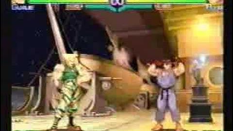 Street Fighter Alpha Zero Three Ryu vs. Guile #1
