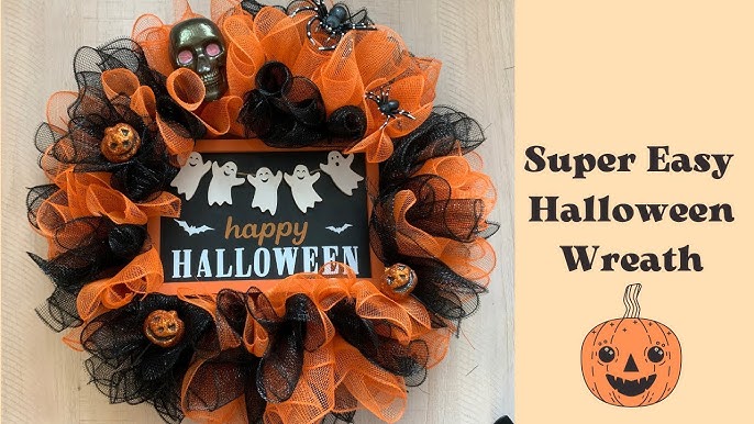 Easy Halloween Wreath DIY || Dollar Tree Wreath || Easy Wreath Method - YouTube In this YouTube tutorial, you will learn how to create a spooky and festive Halloween wreath using items from the Dollar Tree. This easy wreath method is perfect for adding a touch of Halloween spirit to your home decor without breaking the bank.