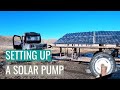 Setting Up a Solar Water Pump