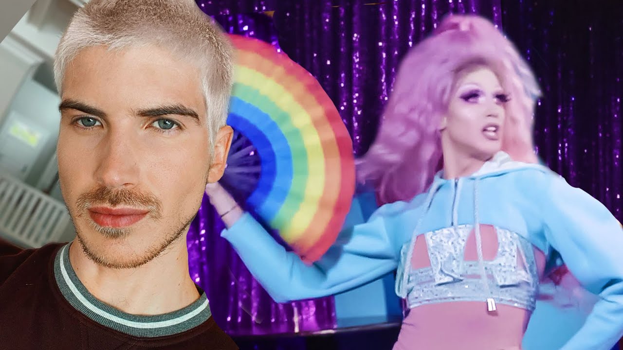 Joey Graceffa's Blue Hair Drag Queen Transformation - wide 5