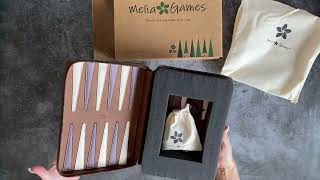 Melia Games Travel Backgammon Deluxe - Unboxing screenshot 5