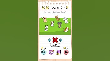 Brain test level 223 solution