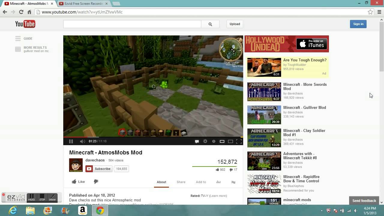 minecraft mod - YouTube