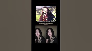Cover Kamado Nezuko no Uta by Sena #shorts  #cover  #kimetsunoyaiba  #demonslayer  #anime  #utaite