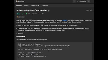 REMOVE DUPLICATES FROM A SORTED ARRAY | LEETCODE-26 | PYTHON | BRUTE | BETTER | OPTIMAL SOLUTIONS