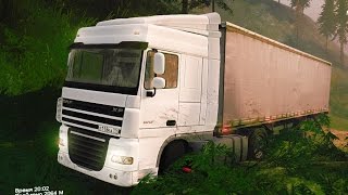 картинка: Дальнобой по Дорогам Севера на DAF XF - Spintires