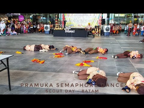Lomba Semaphore Dance Pramuka di Mall Botania 2 Batam | Scout Day Batam | Dance Semaphore Pramuka