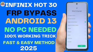 Infinix Hot 30 Frp Bypass Android 13 how to Infinix Hot 30 (X6831) Google Account remove without pc