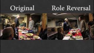 Mcjuggernuggets Side by Side - Psycho Kid Ruins Thanksgiving - Role Reversal