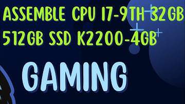 Assemble CPU Ultimate Budget Gaming PC intel Core i7 9th Gen / Step by Step Win Installation