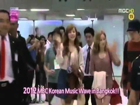 120428 SNSD Tiffany & Taeyeon (TaeNy) - Opening @ Korean Music Wave 2012 in Bangkok
