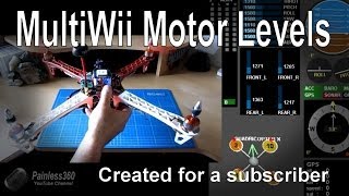 Multiwii motor levels when viewed in MultiWiiConf