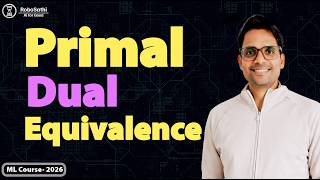 Primal Dual Equivalence of Support Vector Machine (SVM) | Lagrangian | KKT Conditions | Explained