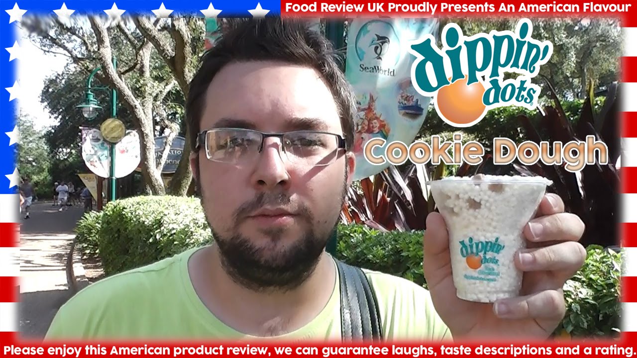 Dippin' Dots Cookie Dough Flavour Review YouTube