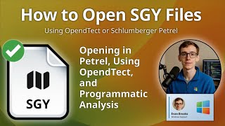 How to Open SGY Files (SEG Y Seismic Data)