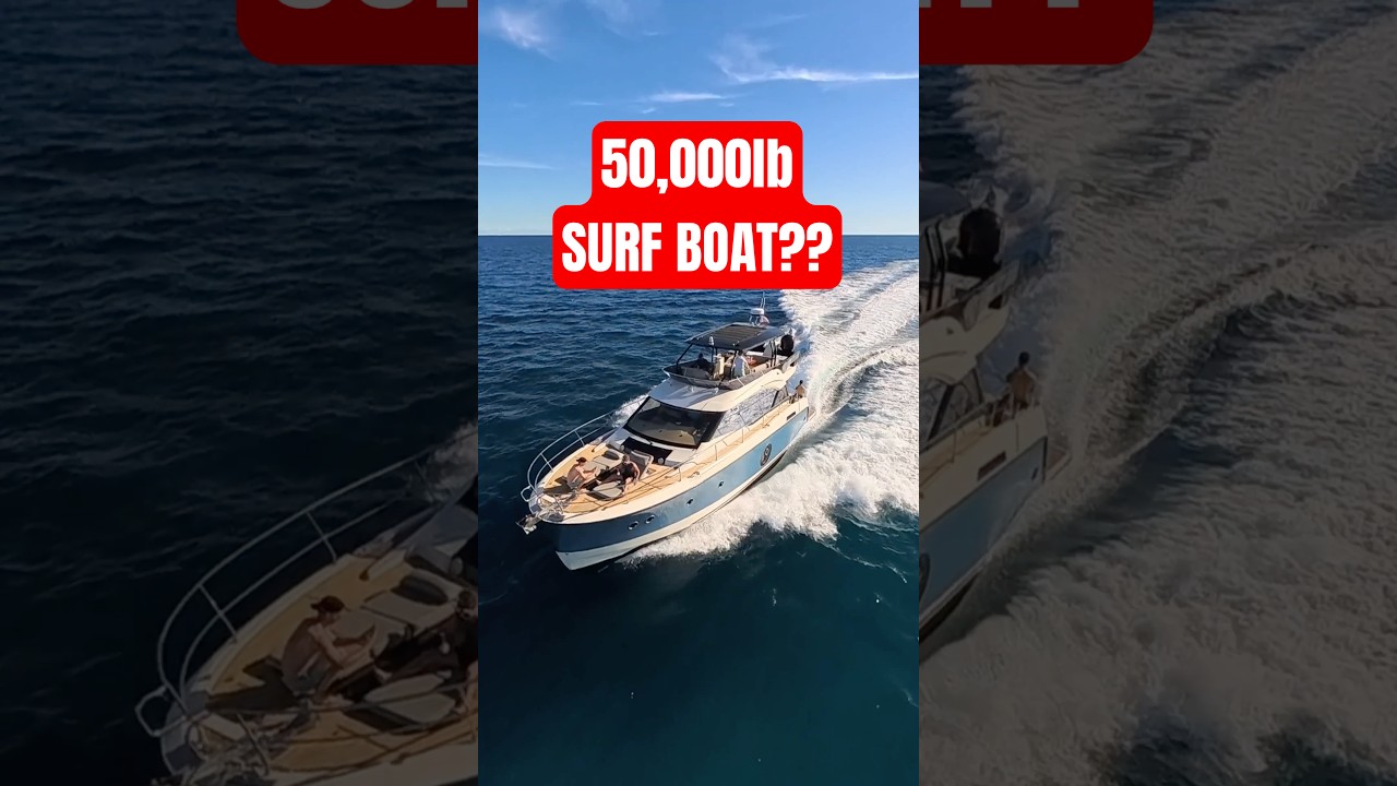 50,000 lb surf boat?! @Élysé@ÉlyséYachtsluxuryyachtlife