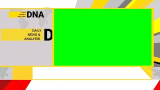 Animated news green screen || DNA || Zee news green screen || 0 tech || News green screen