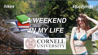 A Cornell University Student's Weekend | studying, gym, hiking, friends