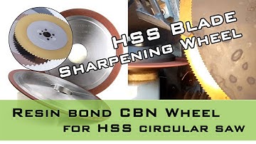 HSS Circular Saw Blade CBN Sharpening Wheel