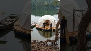 Dreamy Forest Lake Retreat | Luxury Outdoor Living Experience😲#shorts #trendingviral #fyp